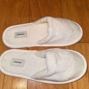 BELMOND HOTEL CARUSO NEW Room Slippers White Ravello Italy